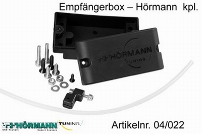 04/022 Empfängerbox Hörmann komplett Schwarz  1 Stuks