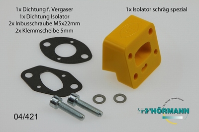 04/421 Hörmann Angled Isolator HT3 Yellow  1 Set