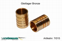 07/015 Gleitlager Bronze 2 Stuks